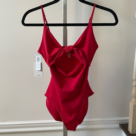 Wilfred Noe bodysuit lillooet red sz S - Picture 1 of 9